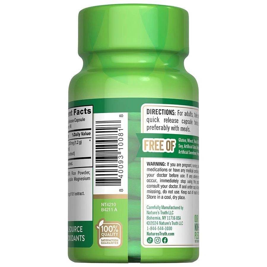 Nature's Truth Tart Cherry Capsules 4