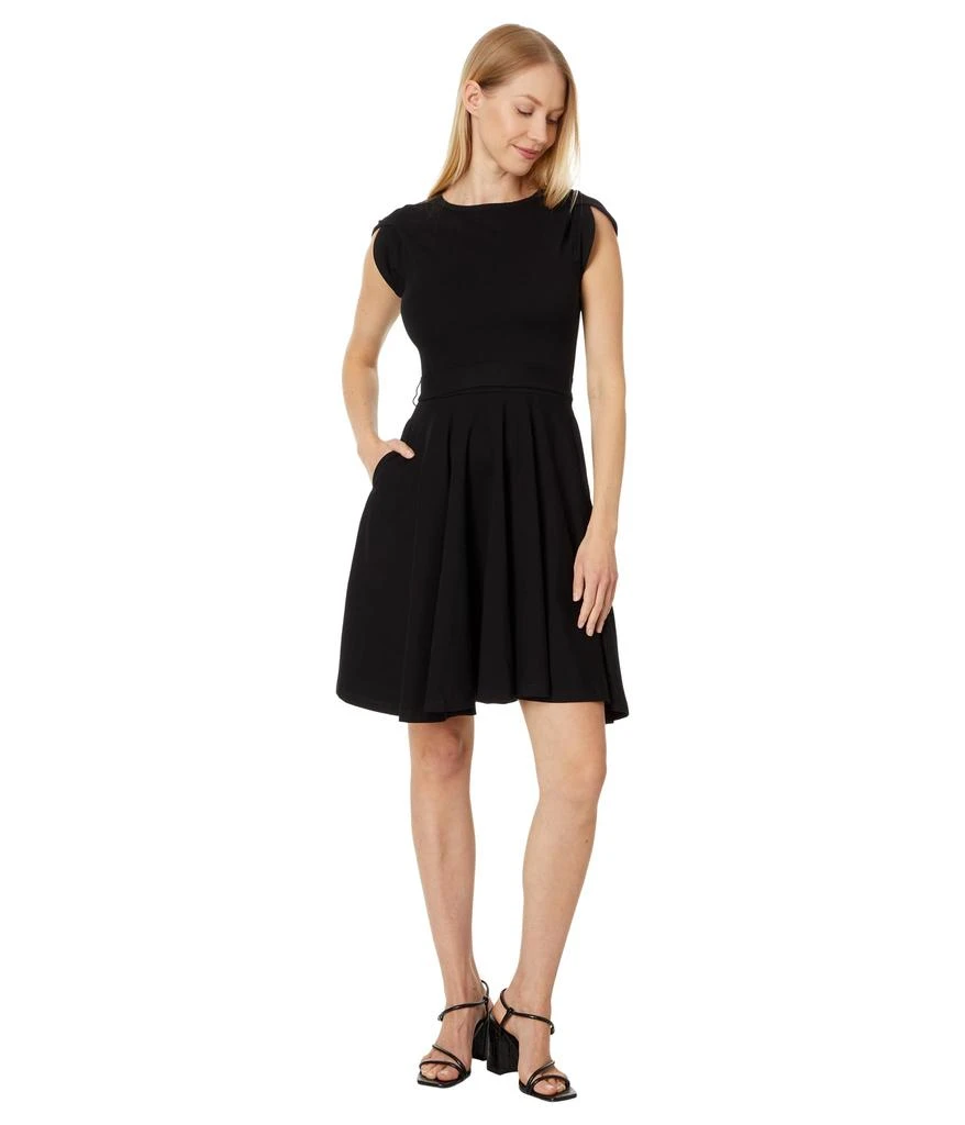 PACT Fit & Flare Petal Sleeve Dress 4