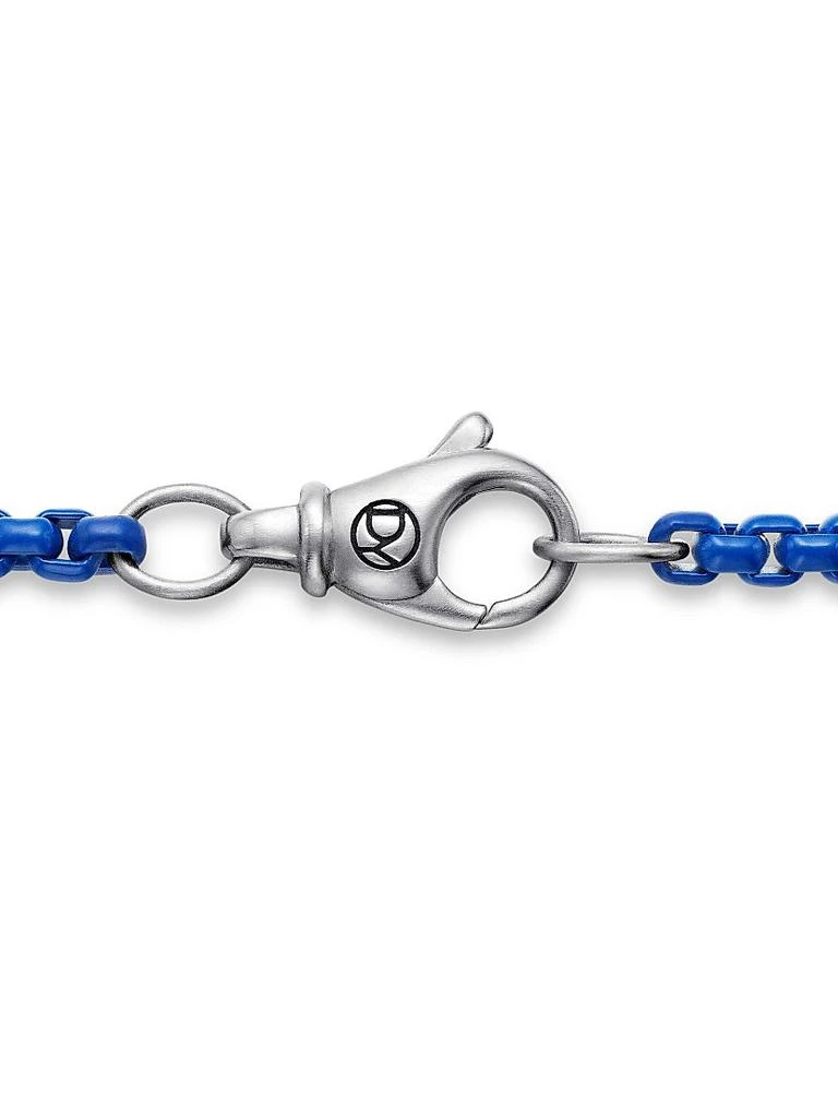 David Yurman Box Chain Necklace in Stainless Steel 5
