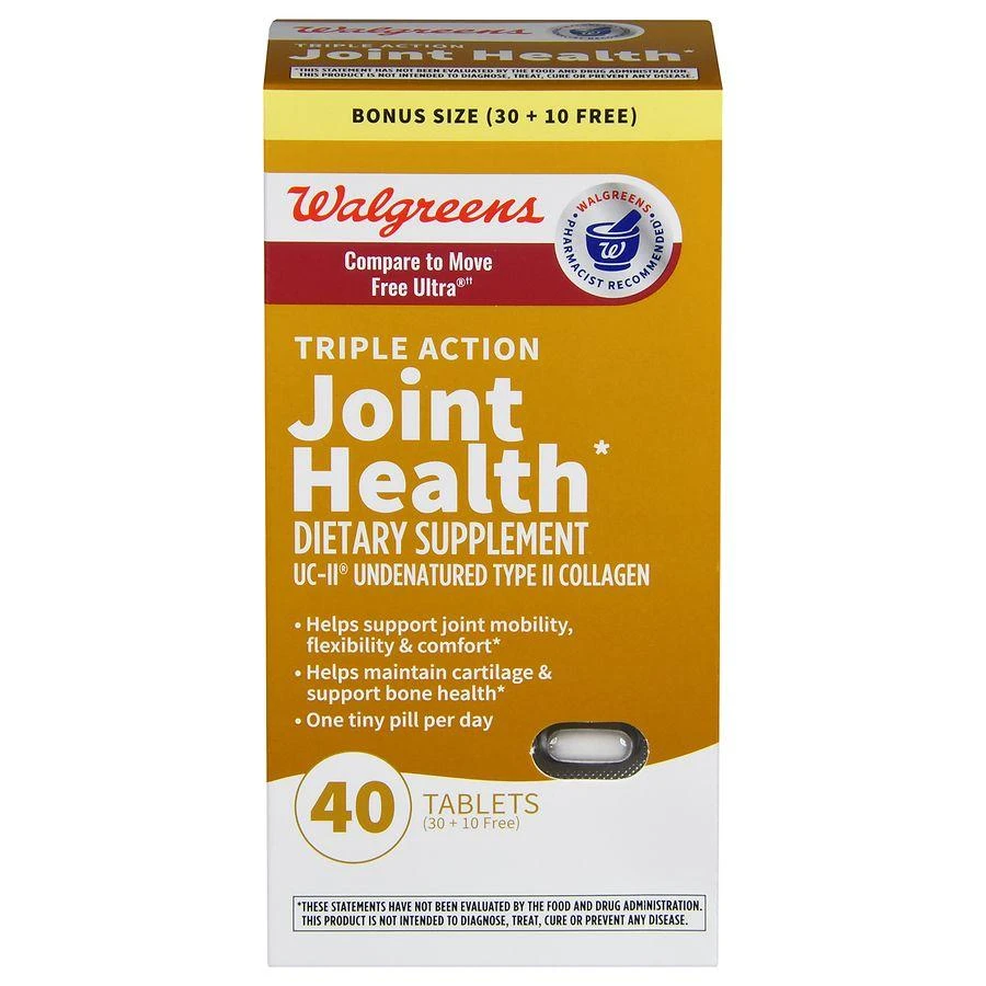 Walgreens Triple Action Joint Health Tablets (40 days) 1