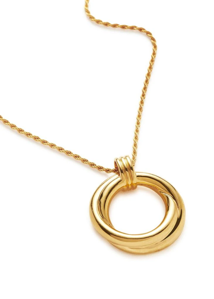 Missoma X Lucy Williams Entwine 18kt gold-plated necklace 3