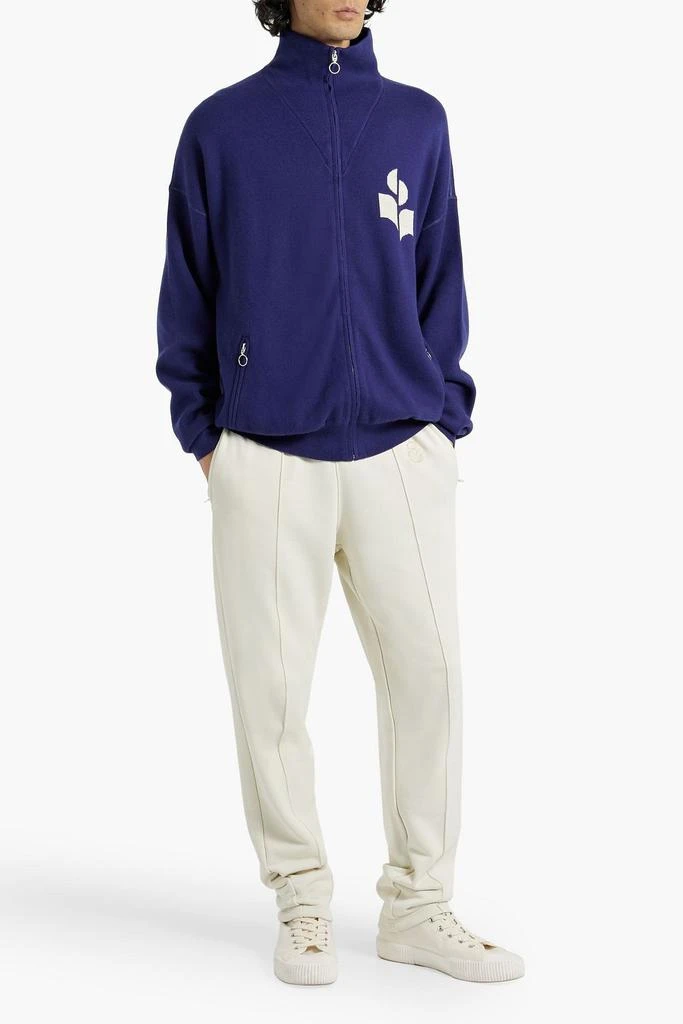 Isabel Marant Alex intarsia-knit zip-up cardigan 2