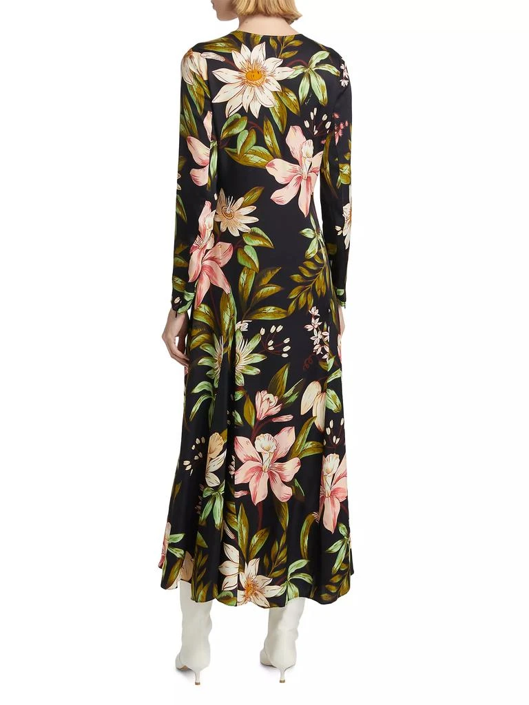 Farm Rio Surreal Flowers Long-Sleeve Midi-Dress 5