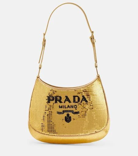 Prada Cleo Medium sequined shoulder bag 1