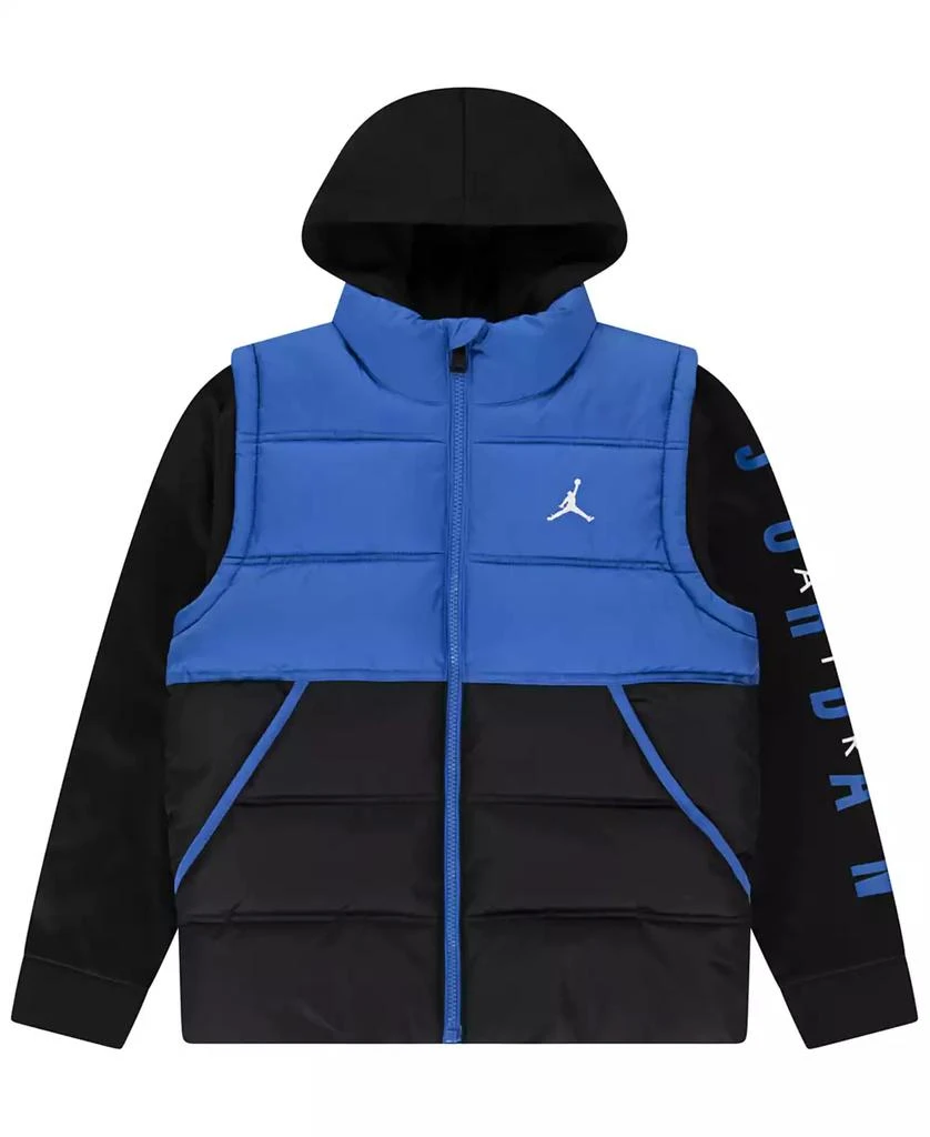 Jordan Boys 8-20 Layered Look Hooded Jacket