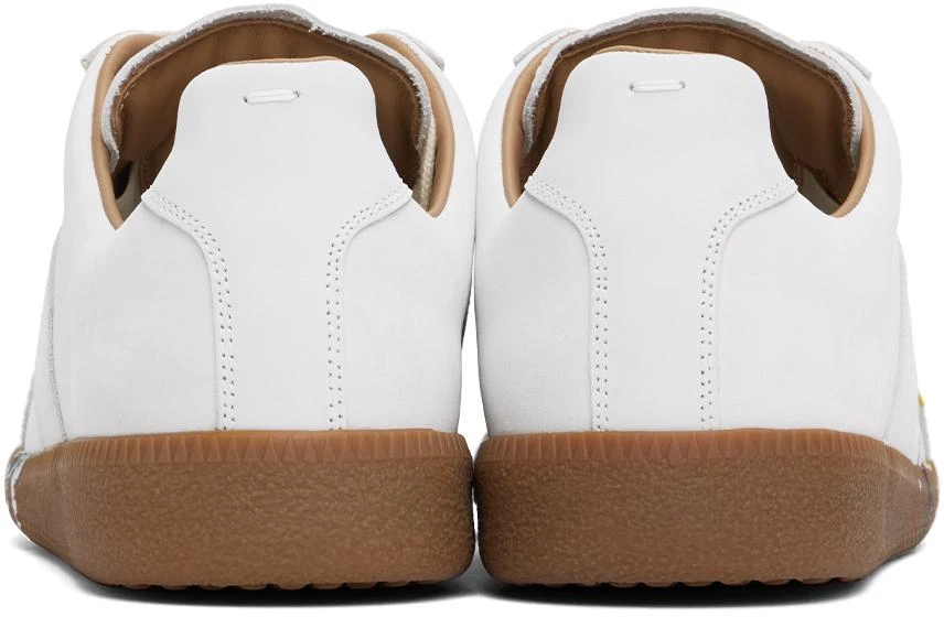 MAISON MARGIELA Off-White Paint Replica Sneakers 2