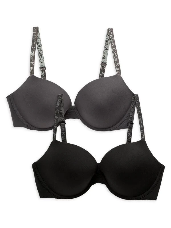 Calvin Klein 2-Pack Plunge Push Up Bras 1