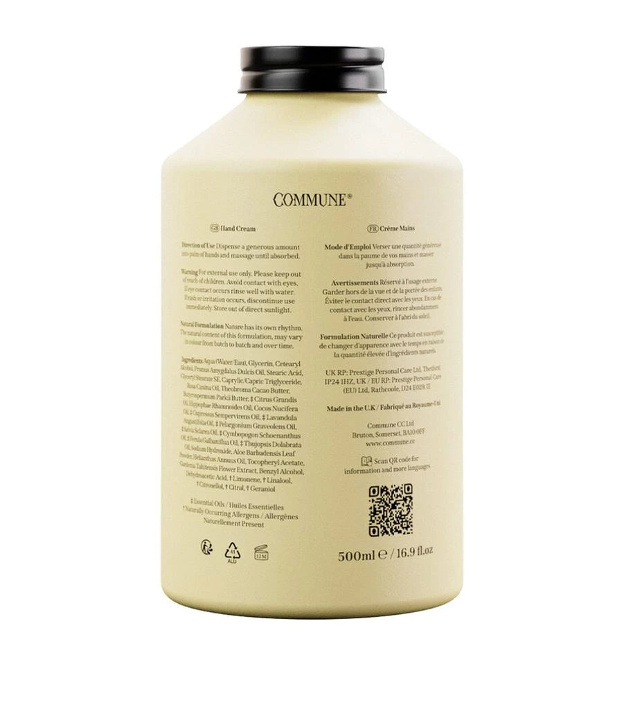 Commune Seymour Hand Cream (500ml) - Refill 10