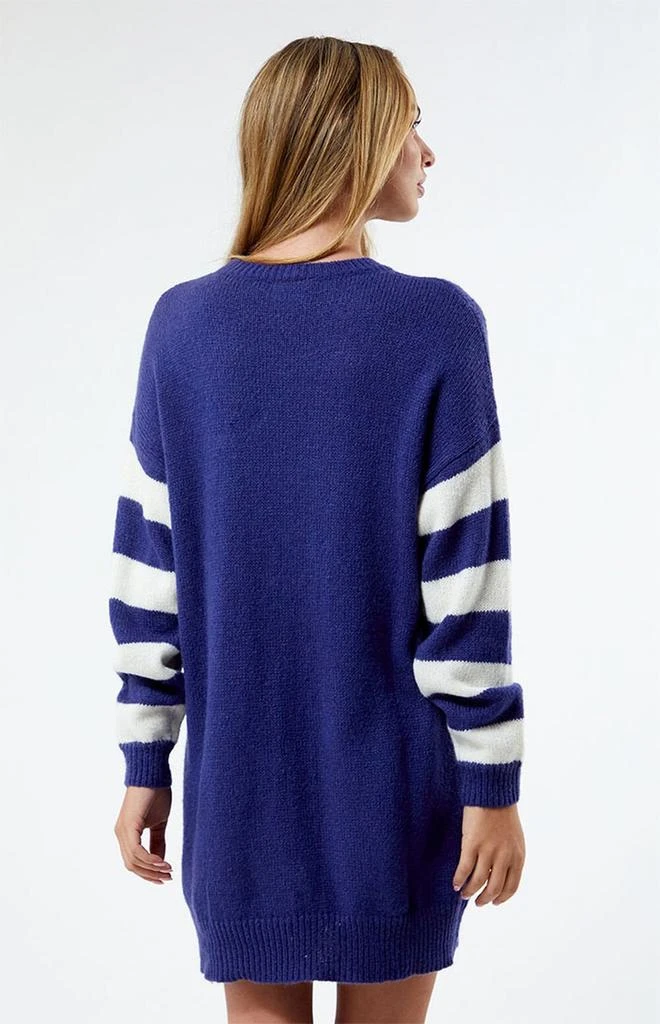 Daisy Street Knit Stripe Sleeve Sweater 4