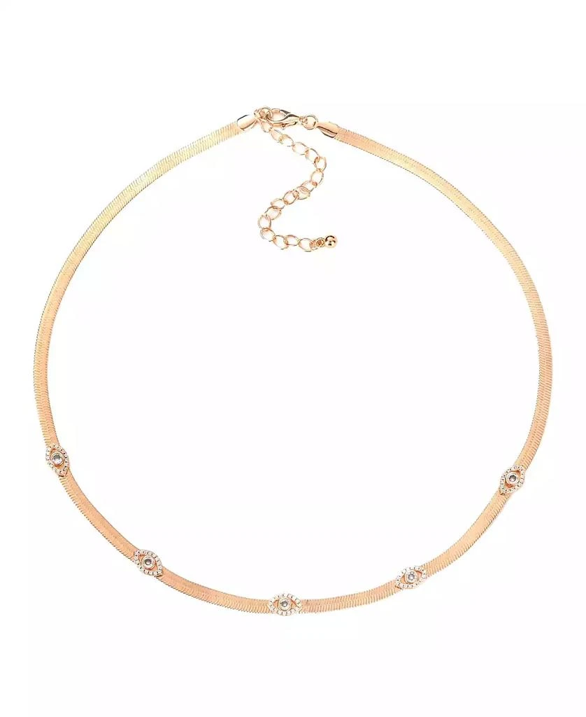 Nicole Miller Gold-Tone Chain Necklace with Rhinestones 1