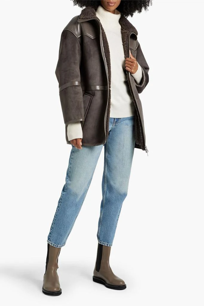 STAND STUDIO Rylee faux shearling jacket 2