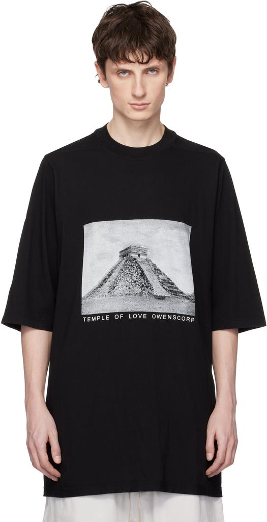Shop Black Hollywood Jumbo SS T-shirt on Sale at BeyondStyle – Get