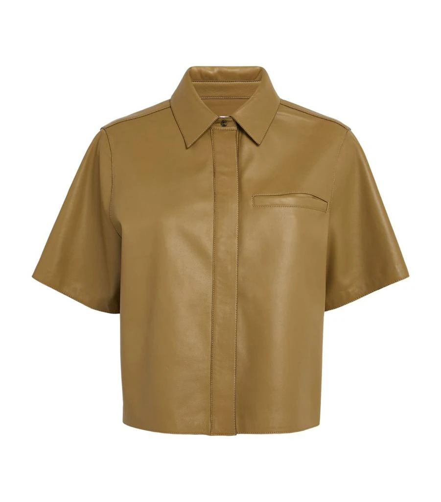 Yves Salomon Leather shirt 1
