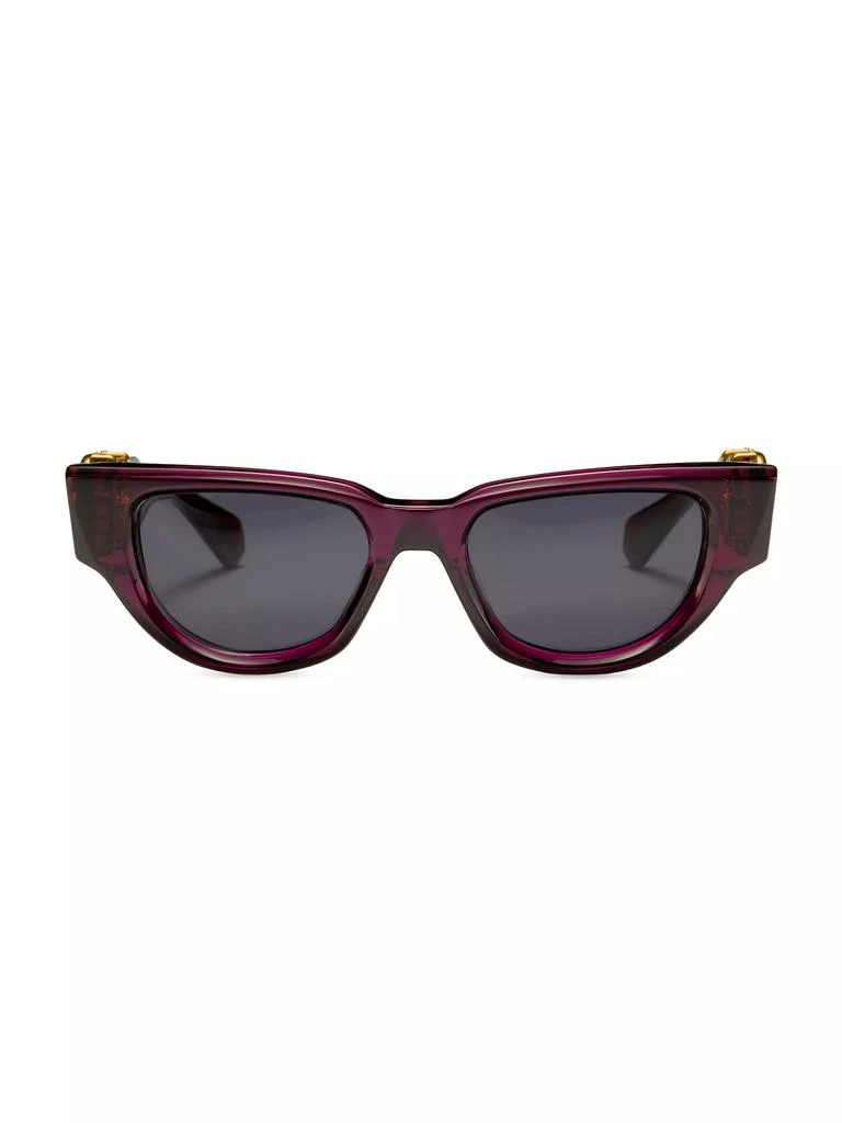 Valentino V-Due 50MM Cat-Eye Sunglasses 2