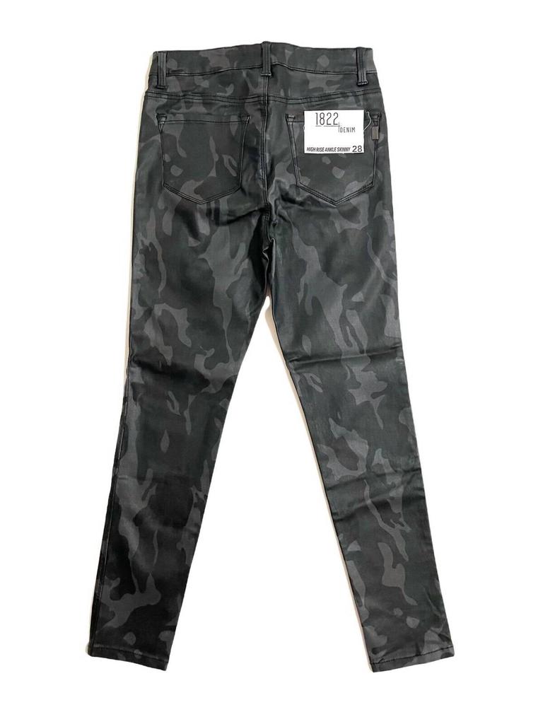 1822 Denim 1822 Denim - Women's Camo Coated Skinny Ankle Jeans