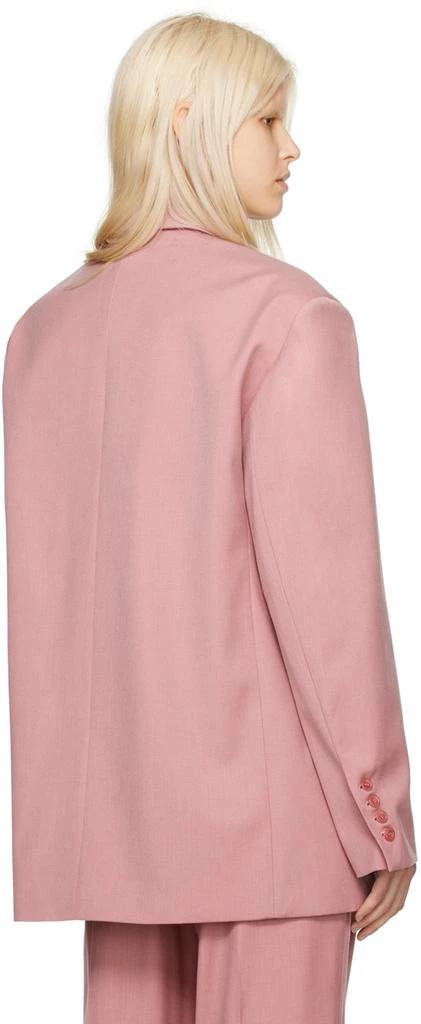The Frankie Shop Pink Gelso Blazer 3