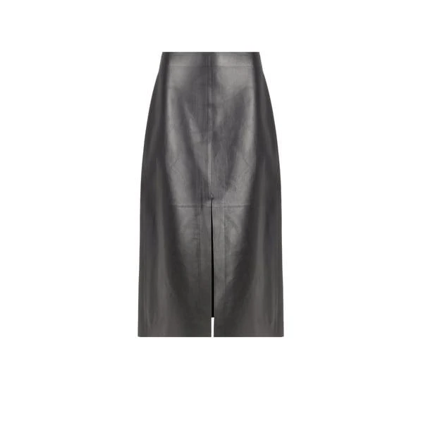 Chloé Leather midi skirt 1