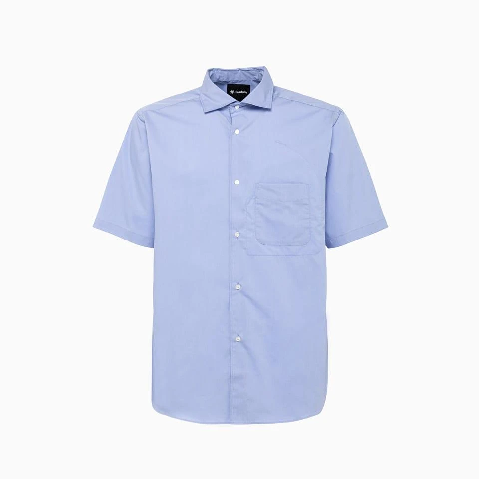 Goldwin Comfortable S/s Shirt Saxe Sa - Outdoor - BeyondStyle