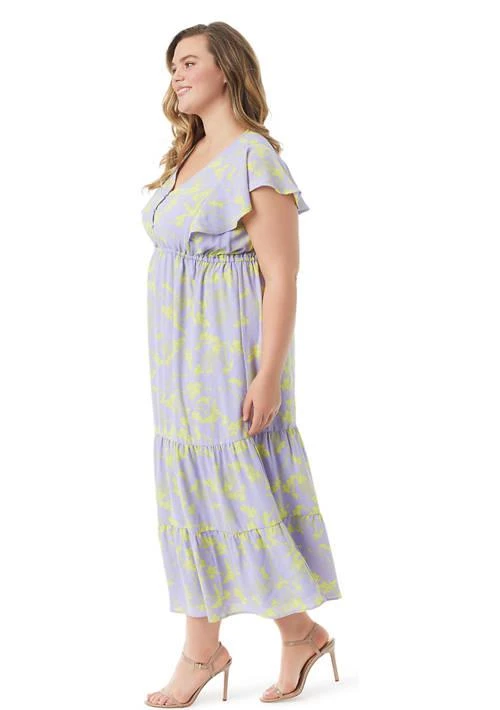 Jessica Simpson Simpson Plus Size Naomi Floral Dress 3