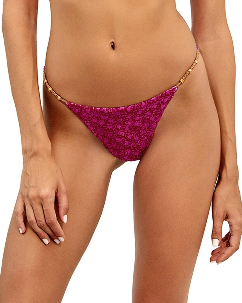 Vix Swimwear Gya Lotus Kendra Detail Cheeky Bikini Bottom 1