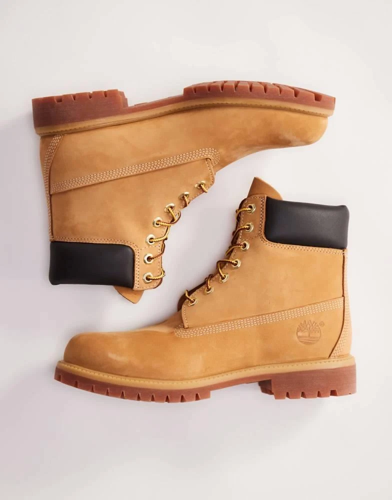 Timberland Timberland premium 6 inch boots in wheat tan nubuck 1