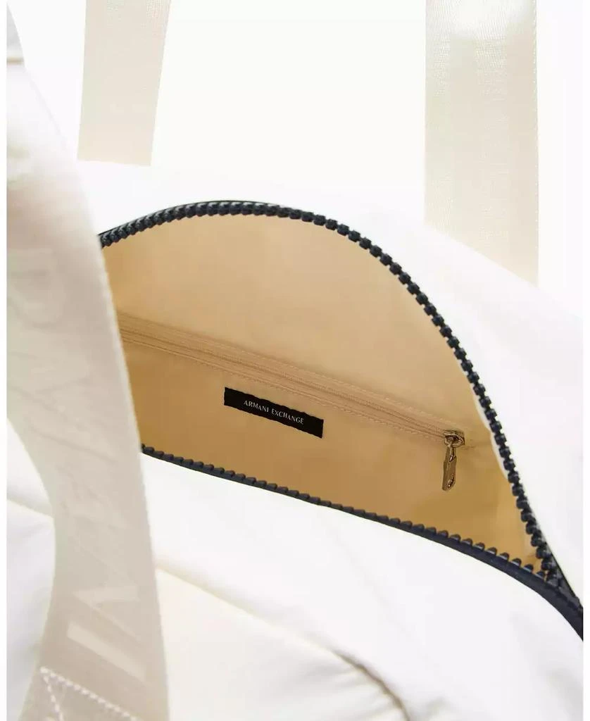 Armani Exchange Men
s White Edition Duffel Bag 5