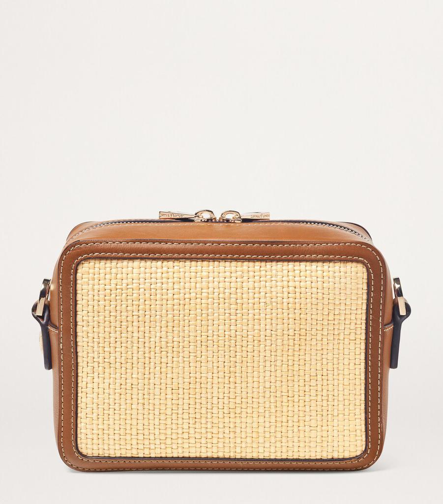 Aspinal of London Leather Woven Camera Bag