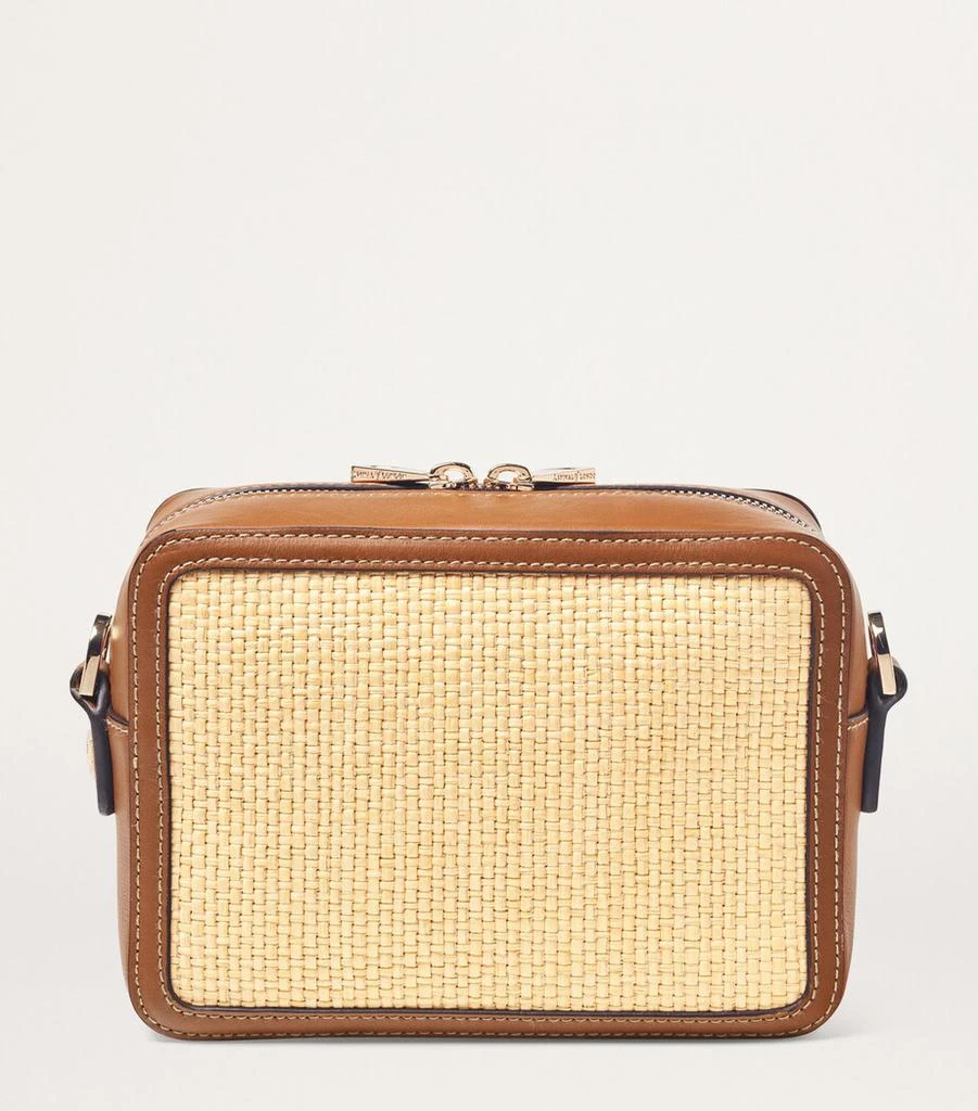 Aspinal of London Leather Woven Camera Bag 2