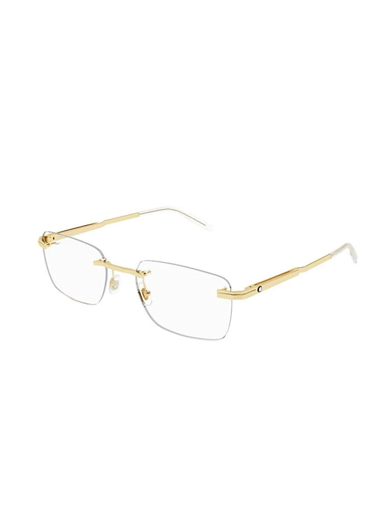 MontBlanc Montblanc Rimless Rectangular Frame Glasses 2