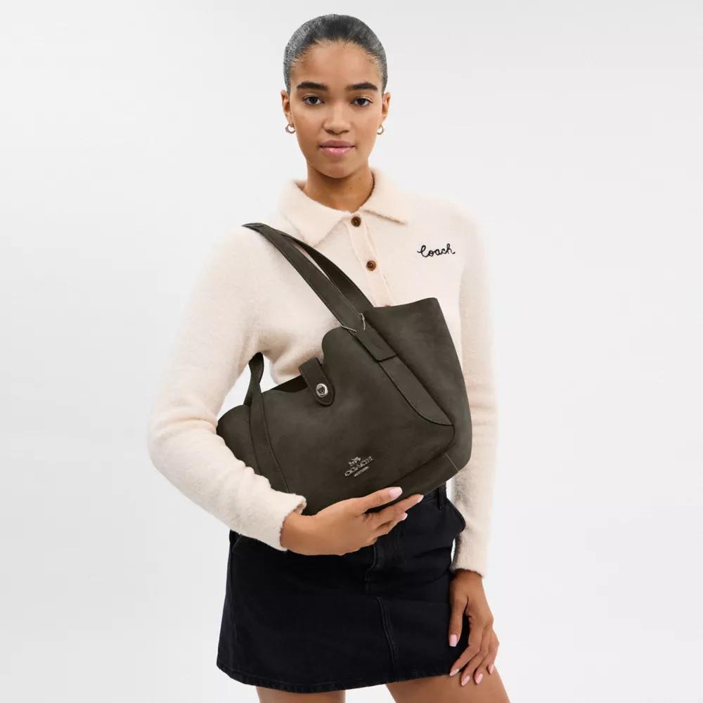 Coach Hadley Turnlock Tote Bag