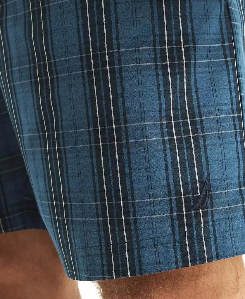 Nautica Men's Crafted Plaid Poplin Sleep Short 4