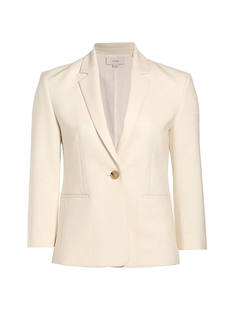 Vince Crepe Single-Breasted Blazer 1