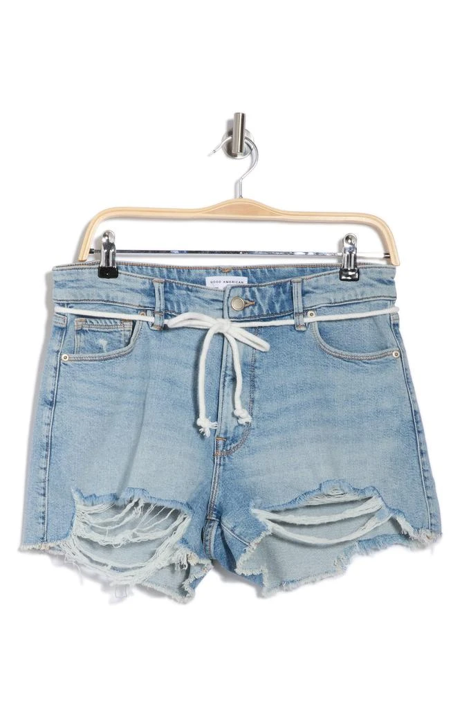 Good American Good Girlfriend Denim Shorts 3