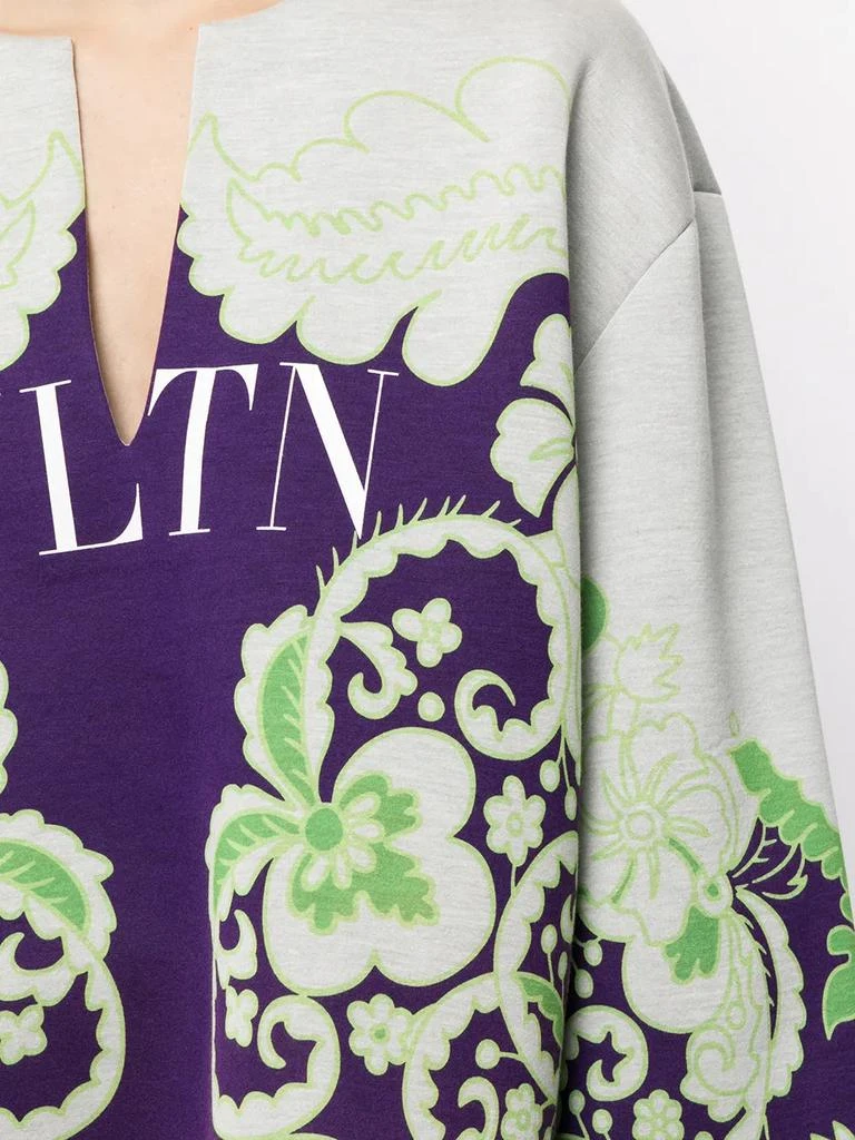 Valentino Valentino Garavani Vltn Floral-Print Sweatshirt 1