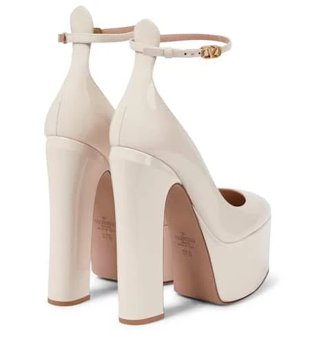 Valentino Tan-Go patent leather platform pumps 3