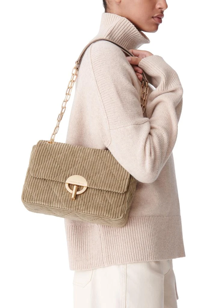 VANESSA BRUNO Moon Bag in Corduroy 6