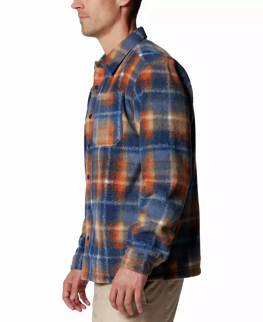 Columbia Men's Steens Mountain II Plaid Fleece Shirt Jacket 3