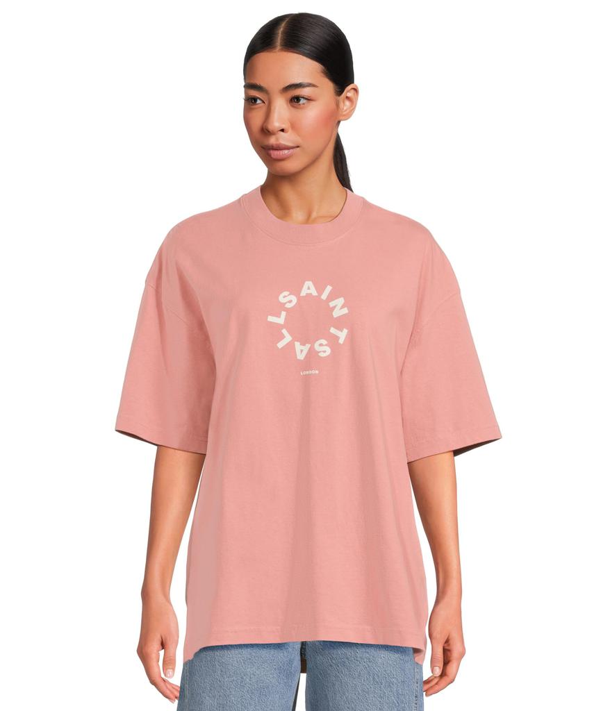 ★ALLSAINTS★ Tierra Crew T-Shirt M072PB451 Buy AllSaints Black Tierra Short Sleeve Crew T-Shirt from