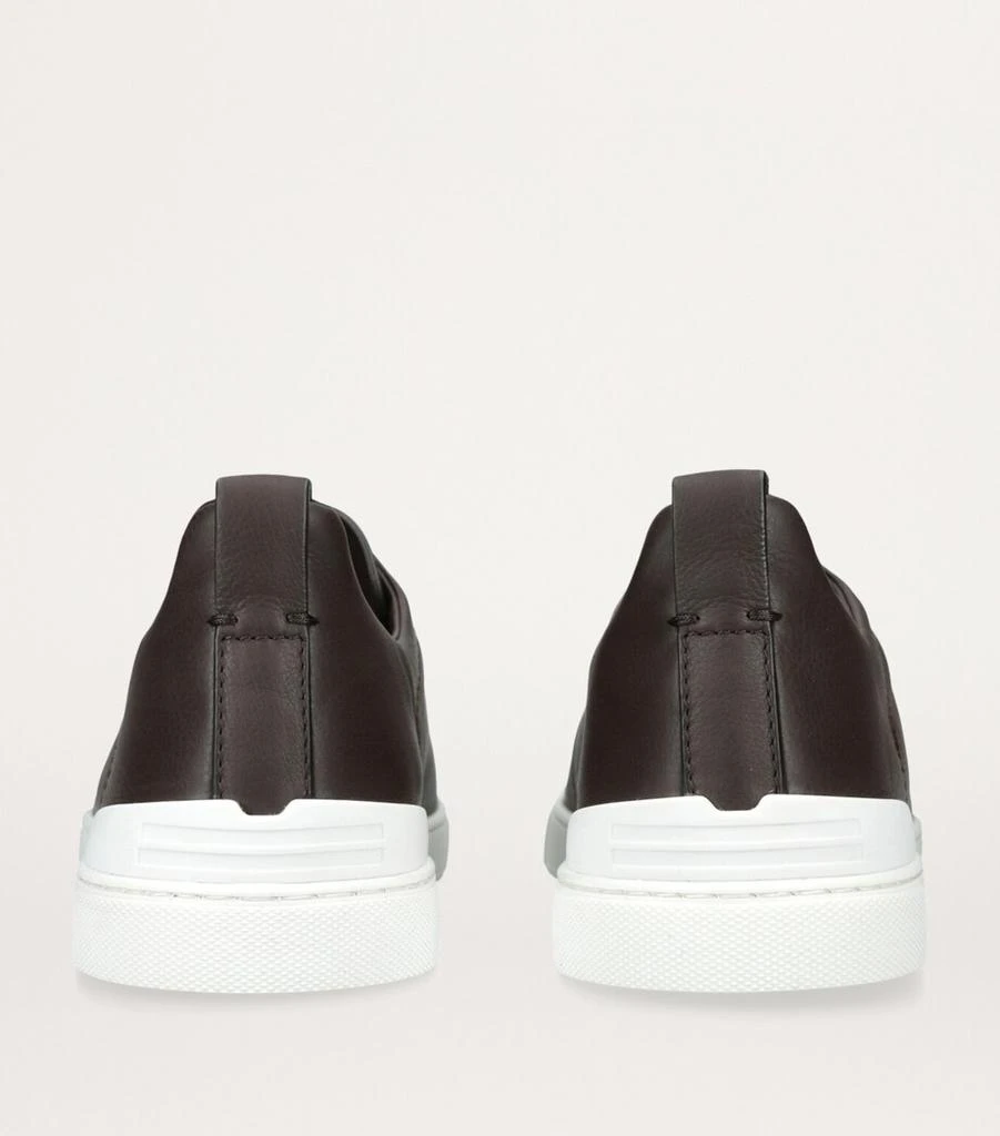 Zegna Shearling Triple Stitch SECONDSKIN Sneakers 2
