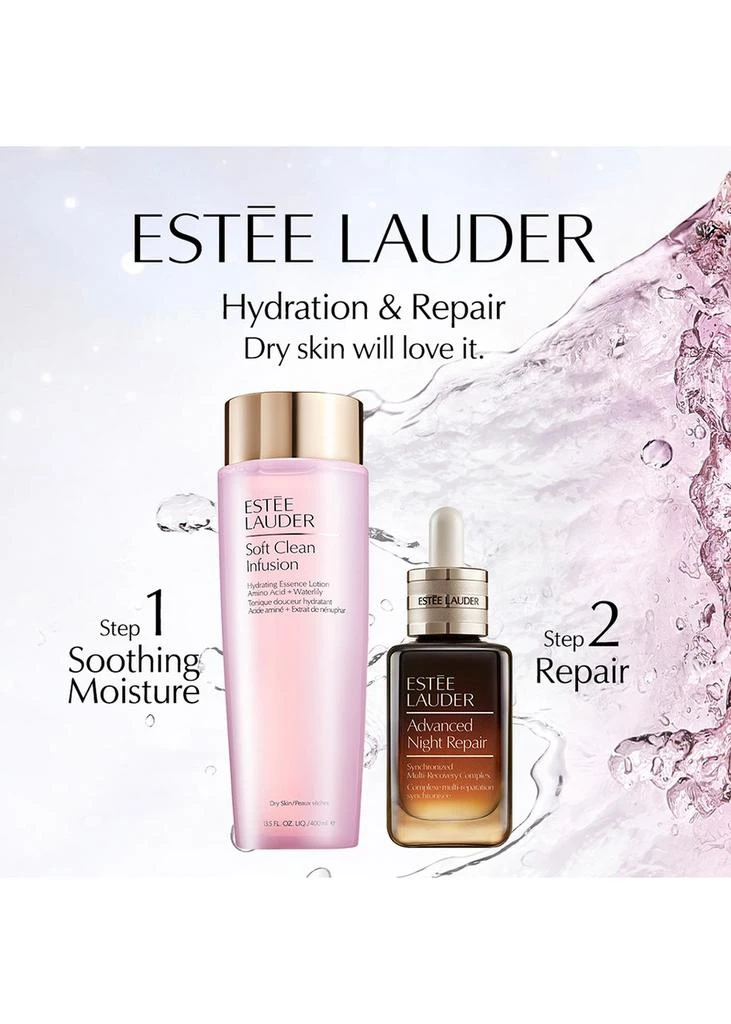 Estée Lauder Soft Clean Infusion Hydrating Essence Lotion with Amino Acid + Waterlily 400ml 2
