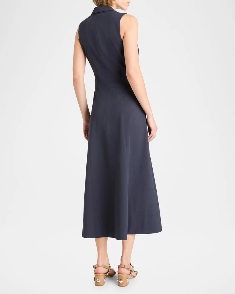 Cinq a Sept Kilda Ruched V-Neck Midi Dress 3