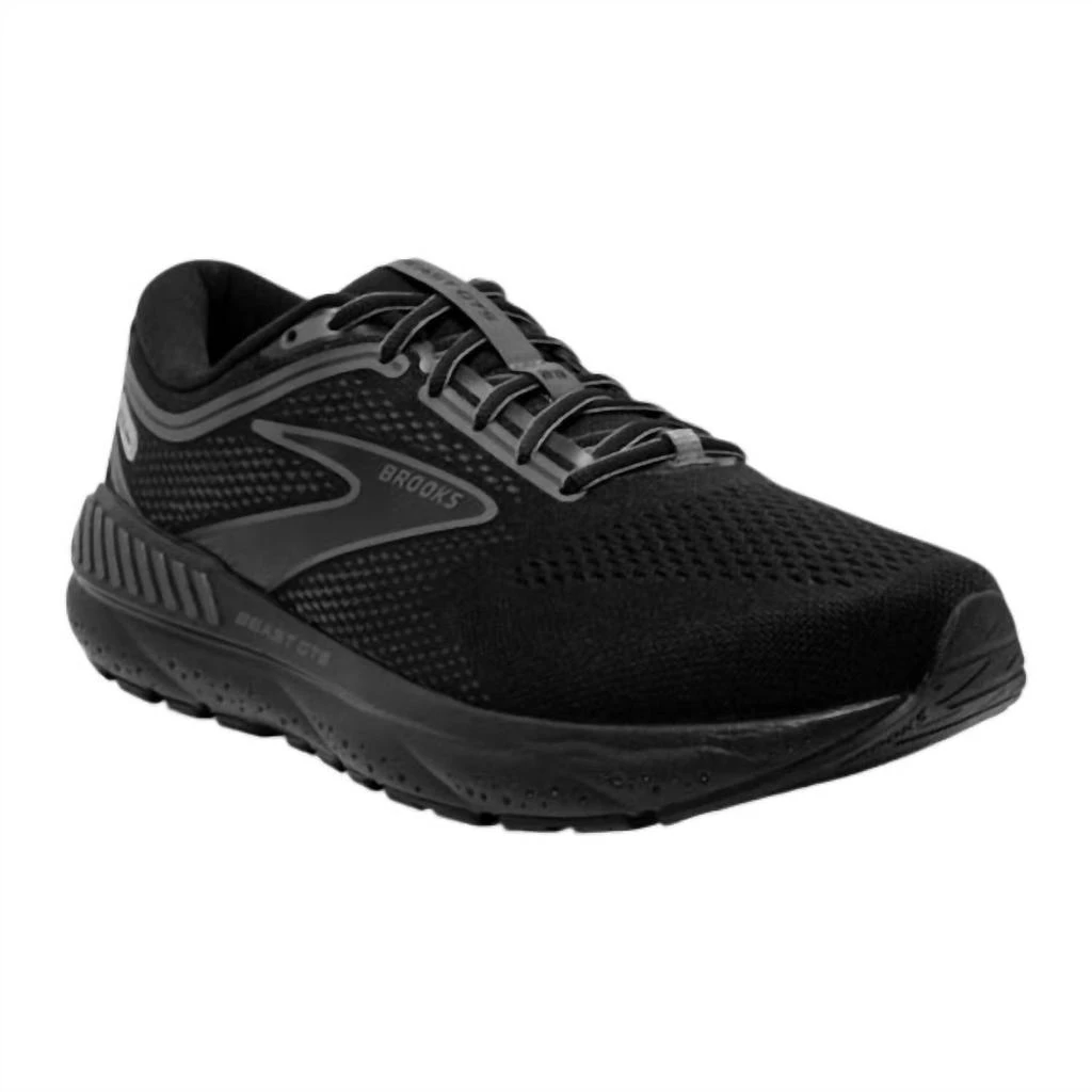 Brooks Men's Beast Gts 23 Shoes 4E In Black/Grey 1