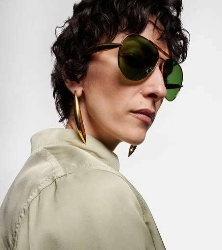 Bottega Veneta Sardine aviator sunglasses 6