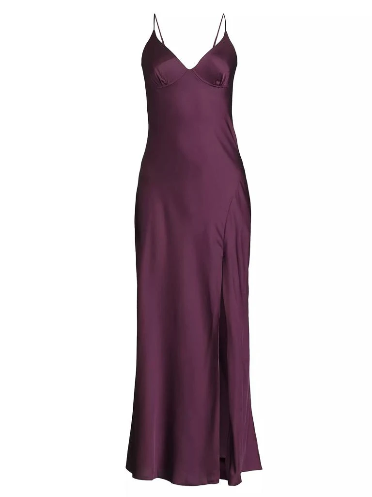Hutch Emaline Satin Maxi Dress 1