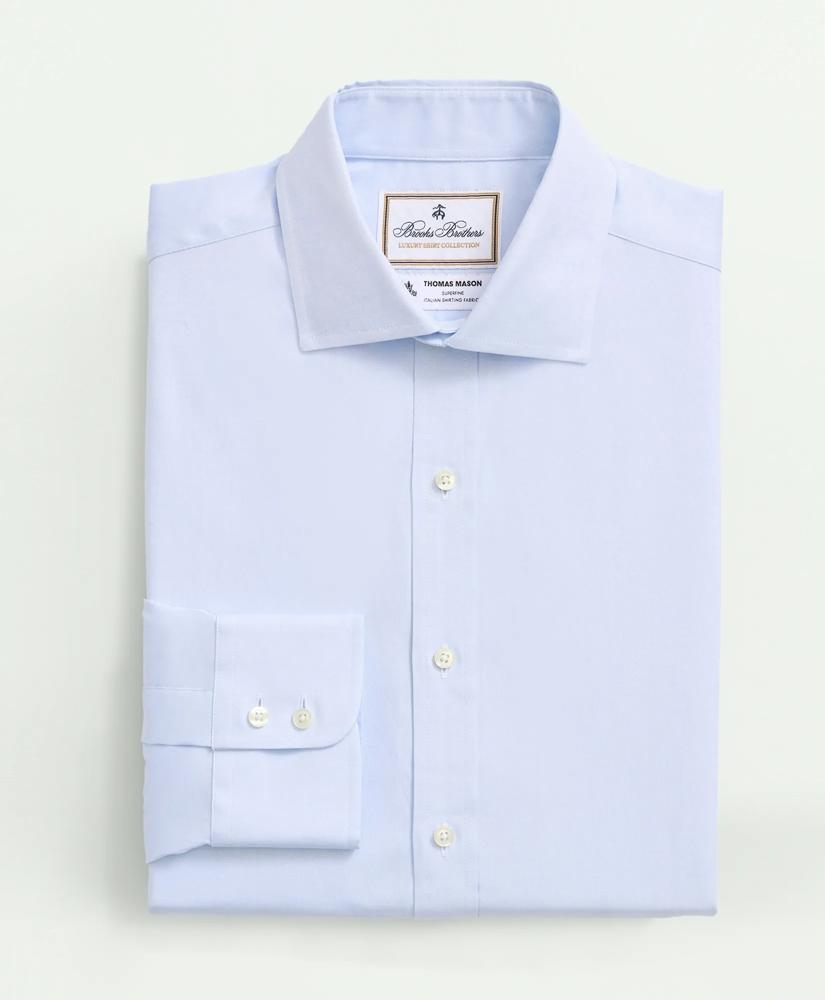 Brooks Brothers Brooks Brothers X Thomas Mason® Cotton Pinpoint Oxford English Collar Dress Shirt