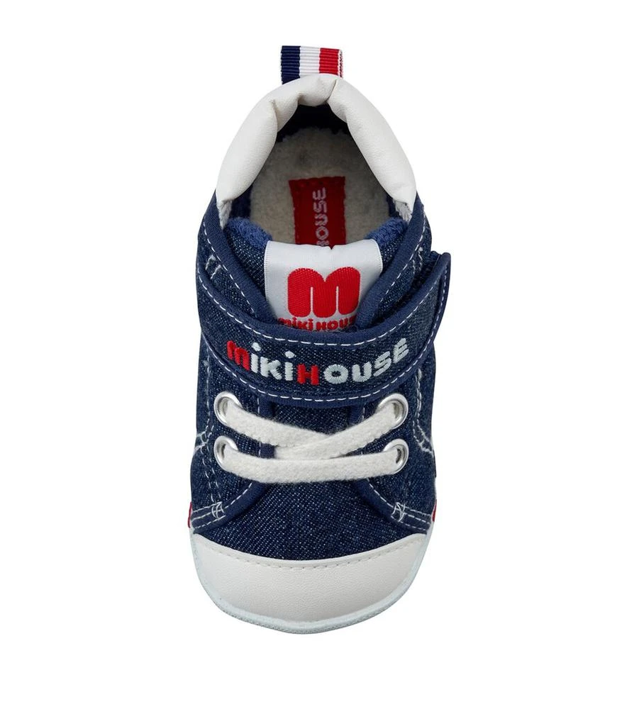 Miki House Velcro High-Top Sneakers 6
