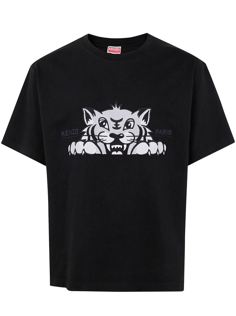 KENZO ケンゾー 'Gots Happy Tiger' White Crewneck T-Shirt 27549762_57372958_600.jpg