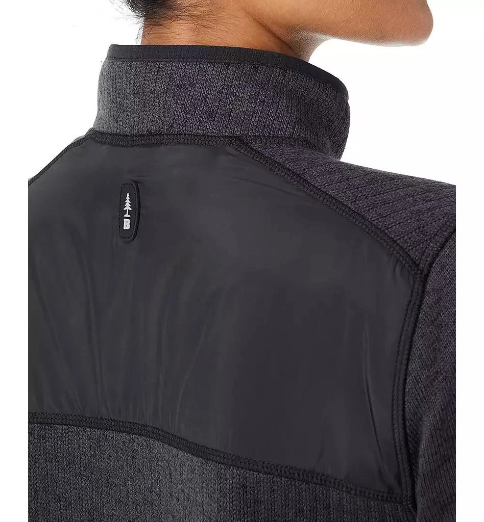 BASS OUTDOOR Women's Mixed-Media Mock-Neck Sweatshirt 6