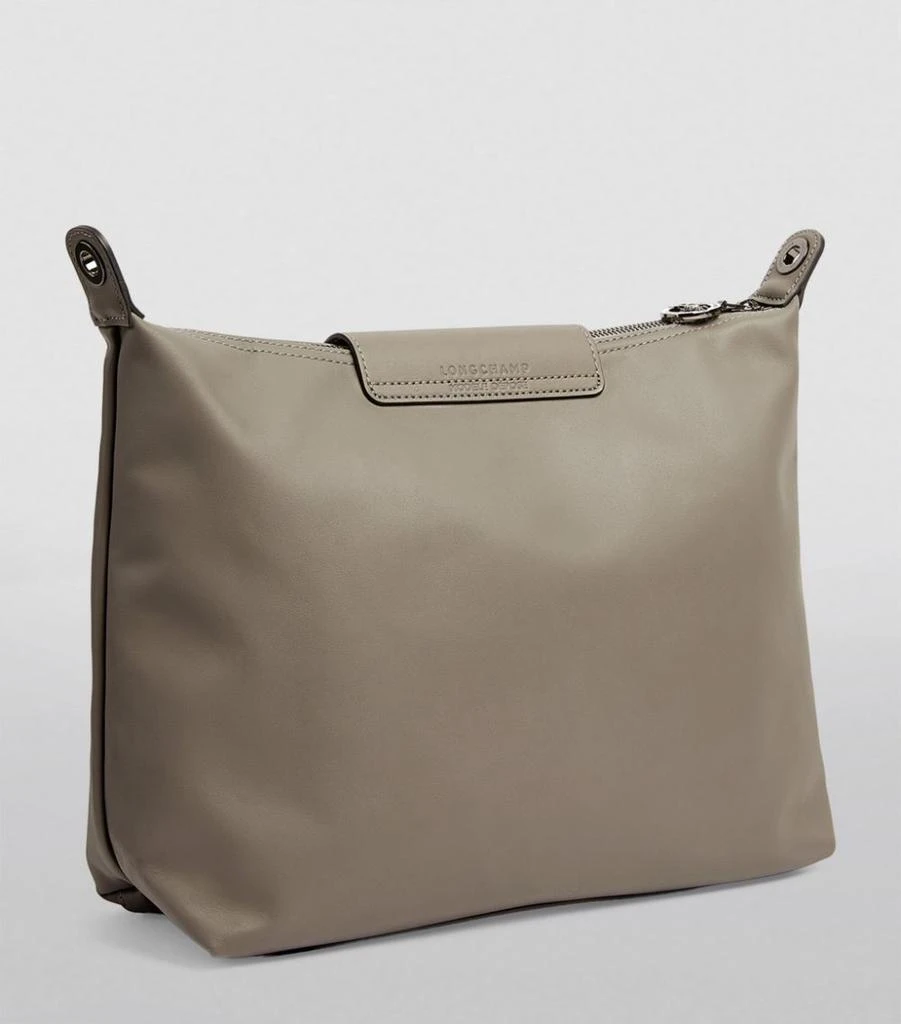 Longchamp Medium Leather Le Pliage Shoulder Bag 3