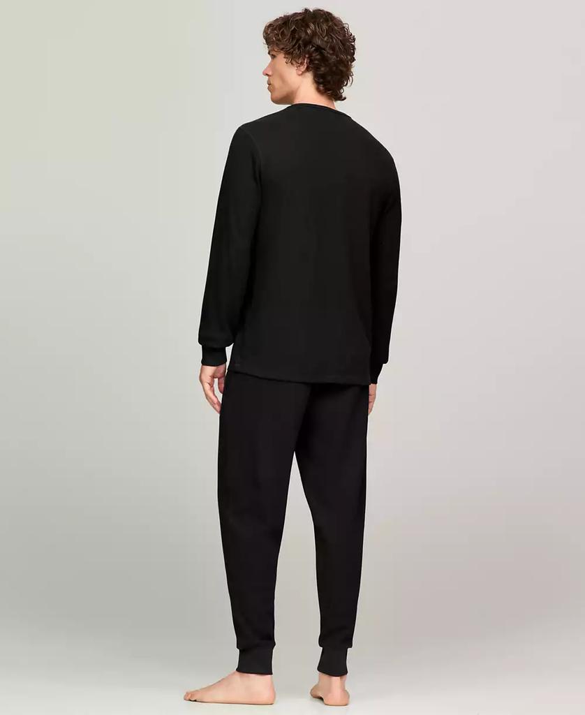 Tommy Hilfiger Men
s Waffle-Knit Long-Sleeve Crewneck Thermal Top